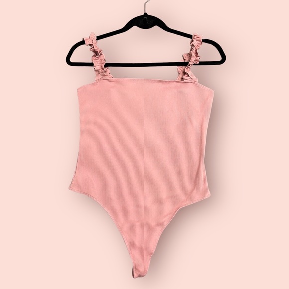 Aritzia Tops - Sunday Best Rose Pink Bodysuit